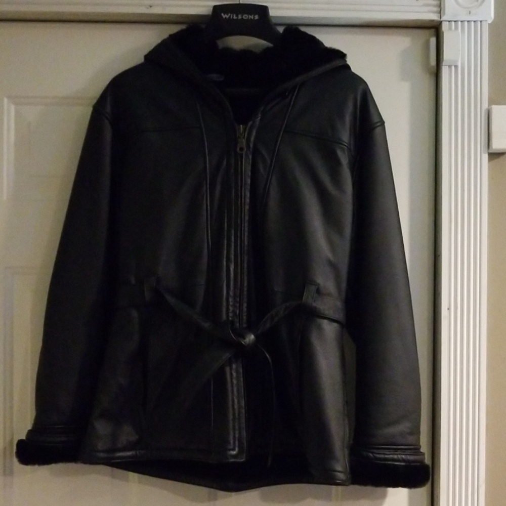 *LIKE NEW* Wilson Leather Black Leather Jacket